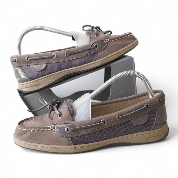 Sperry Top-Sider Angelfish Casual Boat Shoes Grey STS93473 Women's 9.5M - Picture 1 of 10